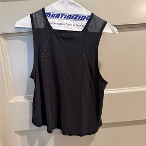 Lululemon sculpt cropped tank - black